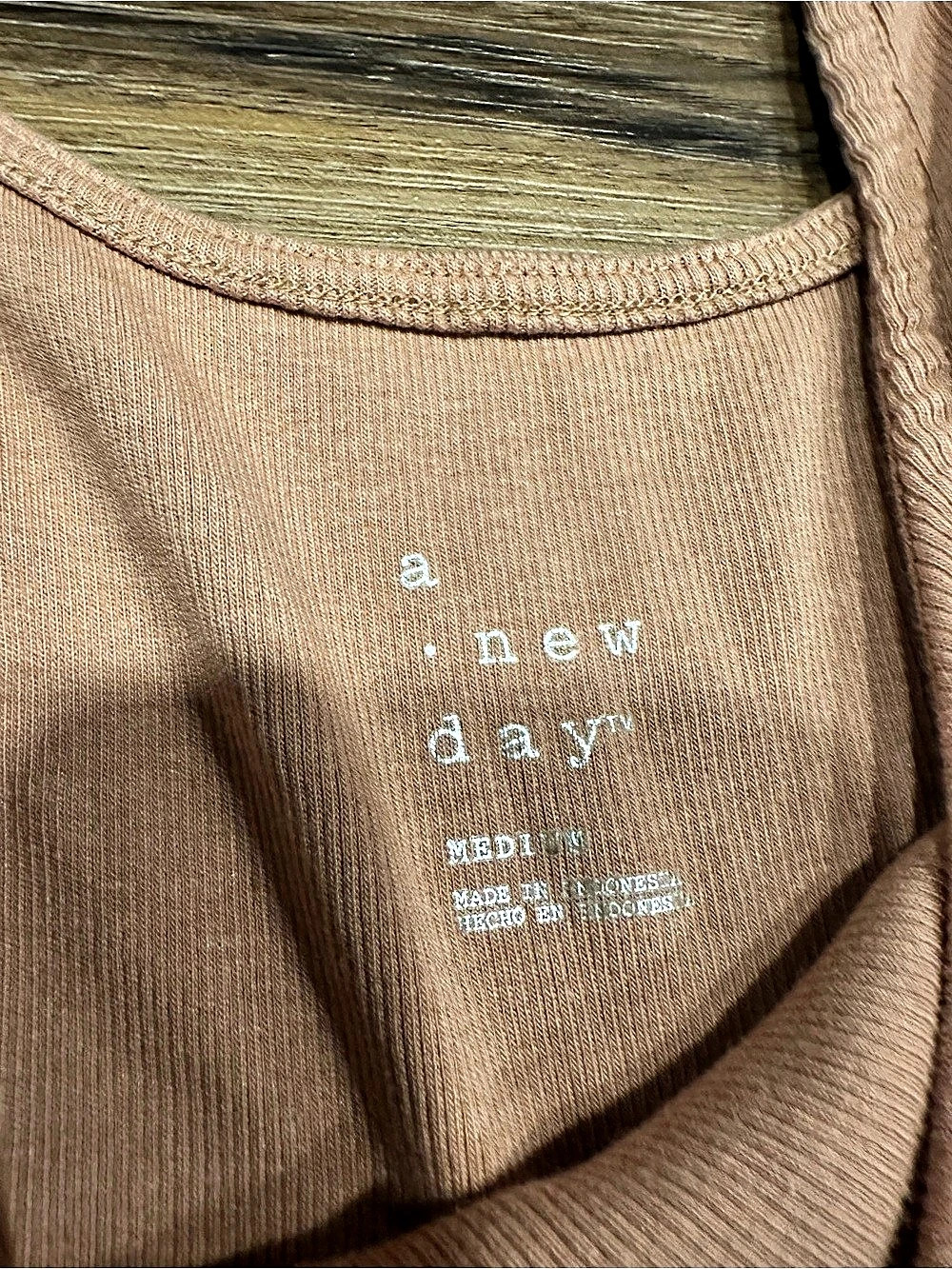 a new day Pink nude color Ribbed Tank Top - Picture 4 of 4